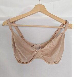 Victoria's Secret Body By Victoria Bra 34DD Tan Unlined Demi Underwire